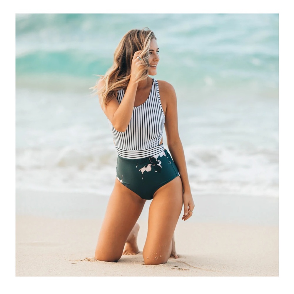 Albion Mother + Baby matching swim suits